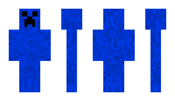 Minecraft skin Blue_D