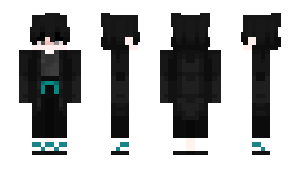 Minecraft skin PhantomBlkIce