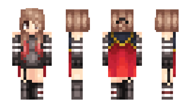 Minecraft skin DunkleFuchse