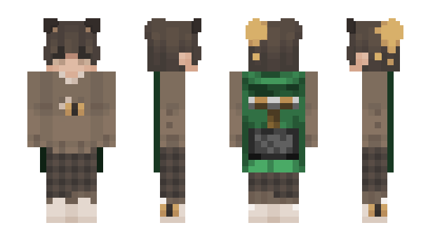 Minecraft skin uvns