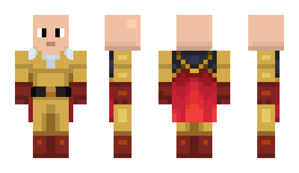 Minecraft skin RuffyRED