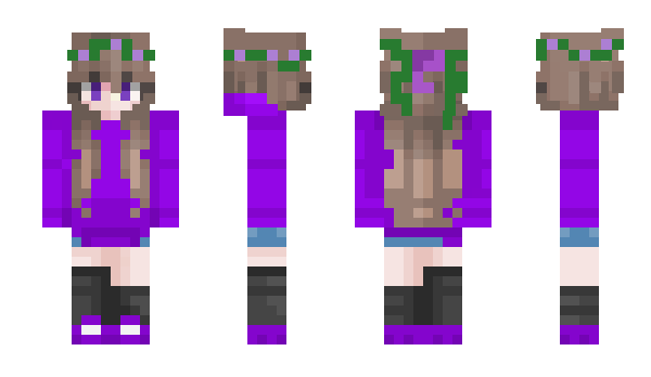Minecraft skin FoxiGaming