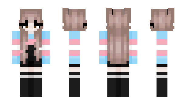 Minecraft скін по ніку CasualTransFem