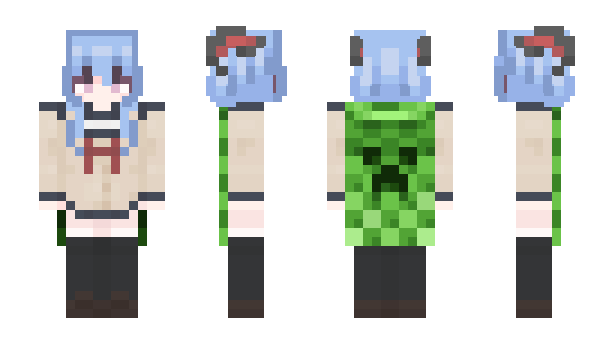 Minecraft skin Kiteretsu01