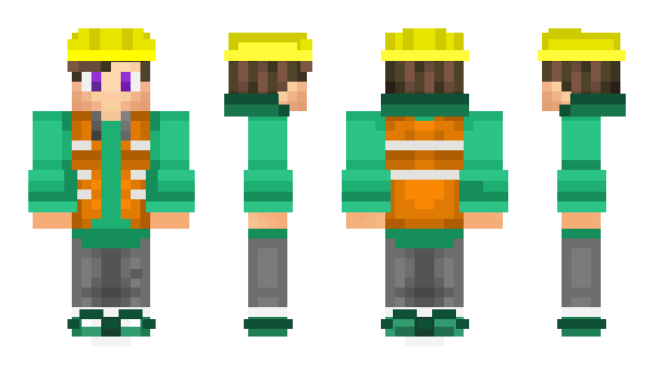 Minecraft skin Herobrinesa