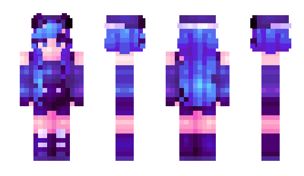 Minecraft skin DiamondRainbow