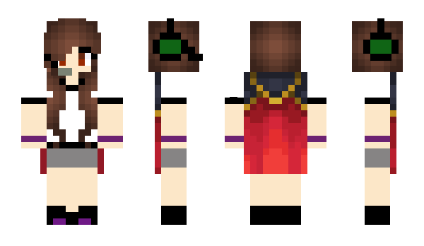 Minecraft skin girlox