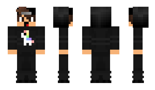 Minecraft skin BLACK_ICEYT
