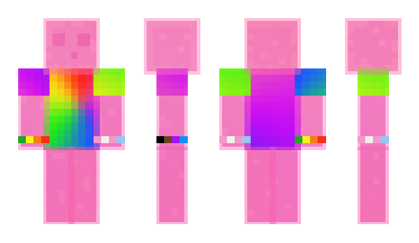 Minecraft skin pinkslime