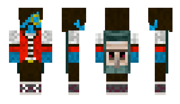 Minecraft skin Osidon