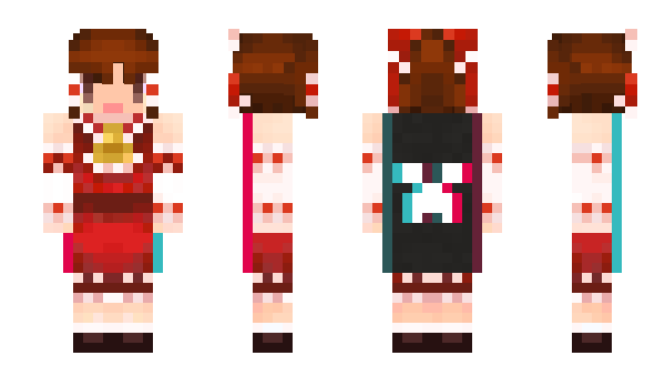 Minecraft skin HunXi