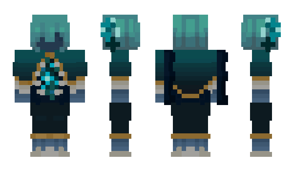 Minecraft skin MoonKitsunes