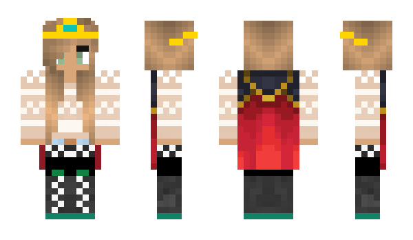 Minecraft skin Eysha