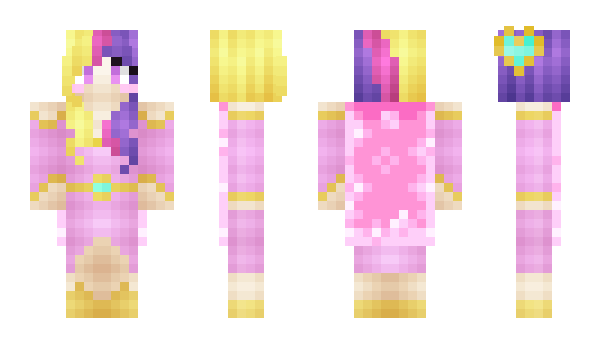 Minecraft скин по нику RainbowGleam