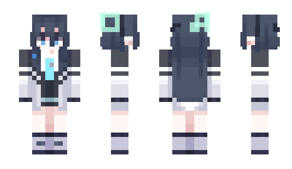 Minecraft skin MaidHero