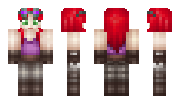 Minecraft skin Aroka_Shinawa