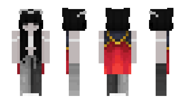 Minecraft skin amandinhamiau