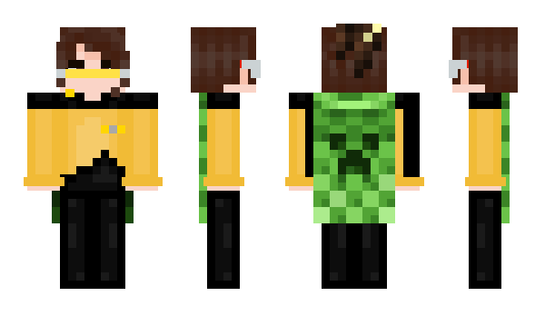 Minecraft skin pralou