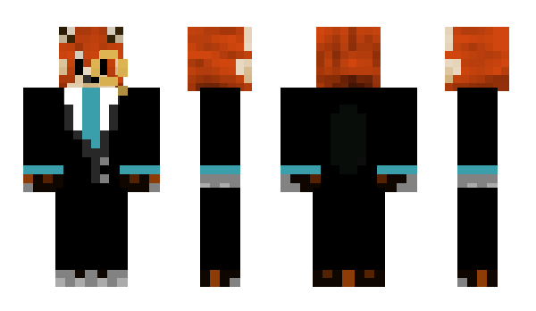 Minecraft skin MrRedPandabaer