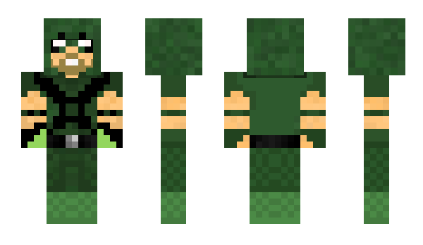 Minecraft skin green_arrow_