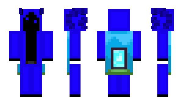 Minecraft skin Blue4ertiK