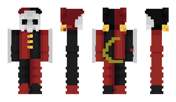 Minecraft skin CLownBE