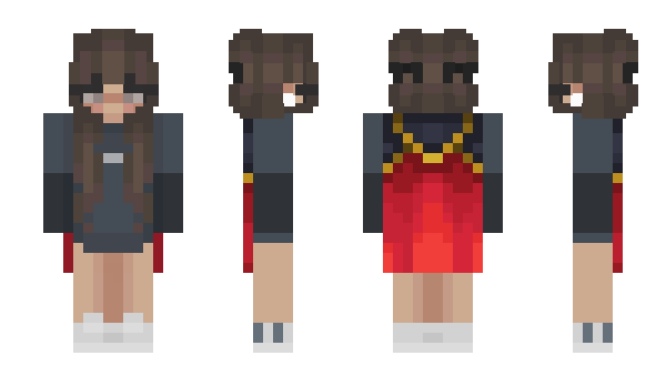 Minecraft skin Aurelienne