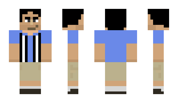 Minecraft skin Justus001