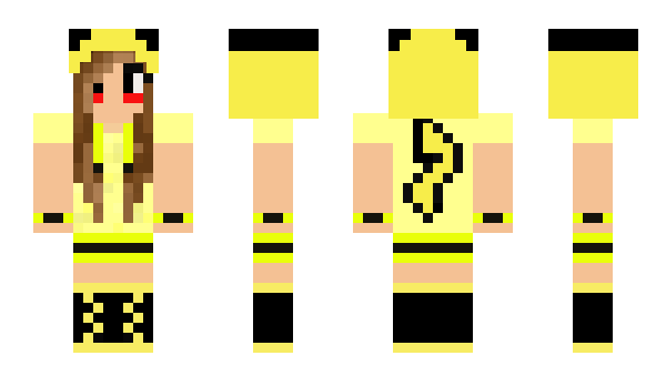 Minecraft skin Pikachuchu123