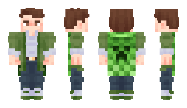 Minecraft skin LimeBeach