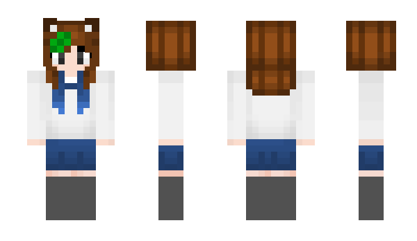 Minecraft skin BasilCatGirl