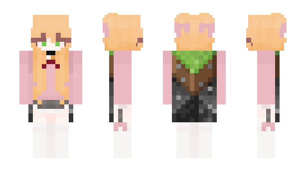 Minecraft skin MrowPink