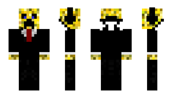 Minecraft skin YellowVanilin