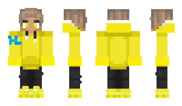 Minecraft skin huvou