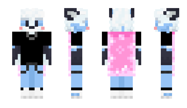 Minecraft skin Furryanie