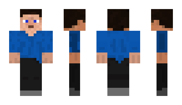 Minecraft skin black_and_blue