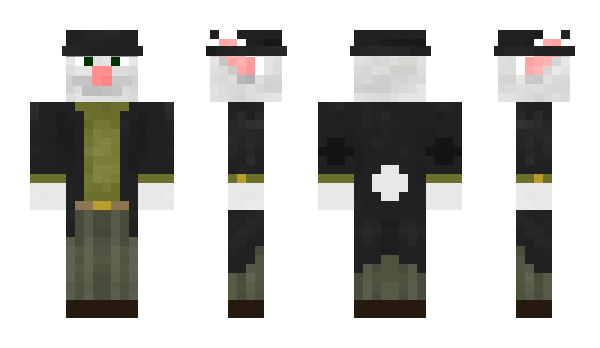 Minecraft skin Hasenkopf