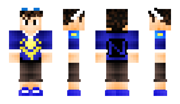 Minecraft skin animesaint