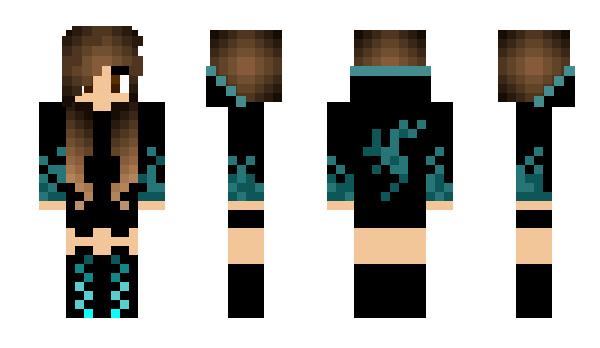 Minecraft skin B4DGiRL_