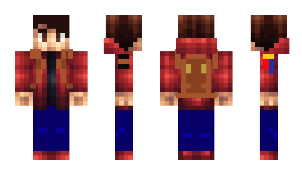 Minecraft skin Red_Jacket