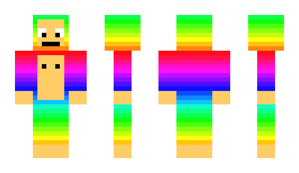 Minecraft skin rainbowmonke