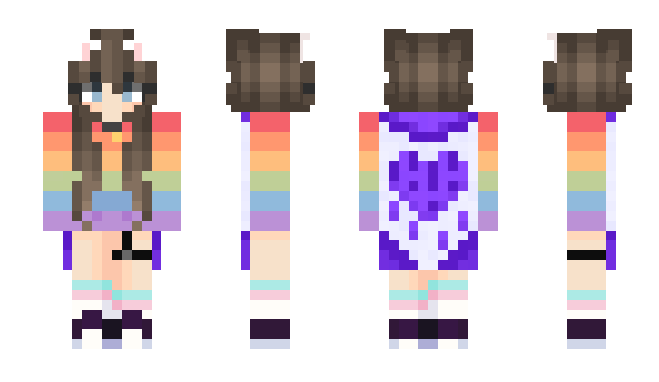 Minecraft skin Cutesweetheart