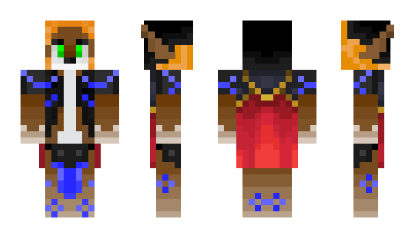 Minecraft skin wulvie