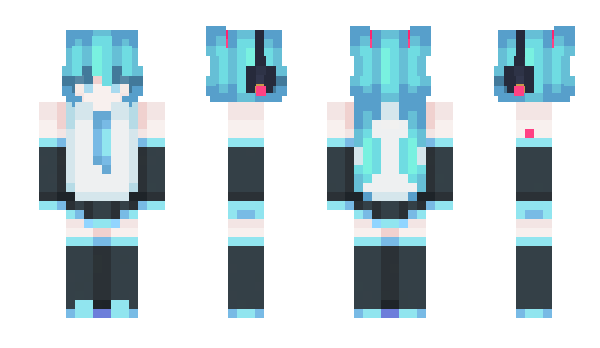 Minecraft скін по ніку TransMiku