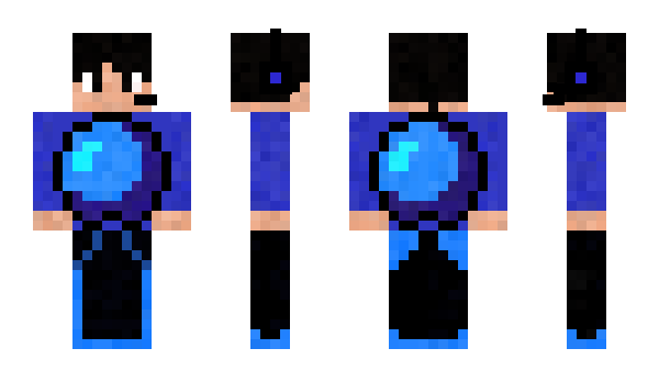 Minecraft скин по нику Blue_Apple