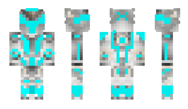 Minecraft skin GlacialCyborg