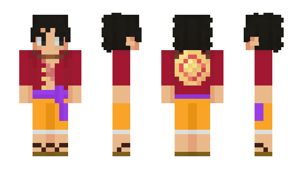 Minecraft skin LuffyYa