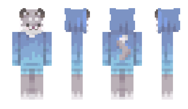 Minecraft skin Blue_Princess_8