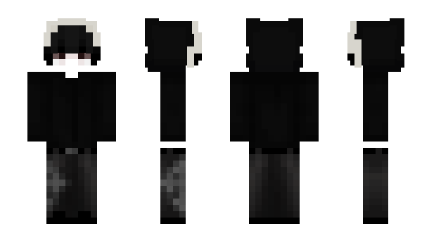 Minecraft skin gothhhhhhhhh