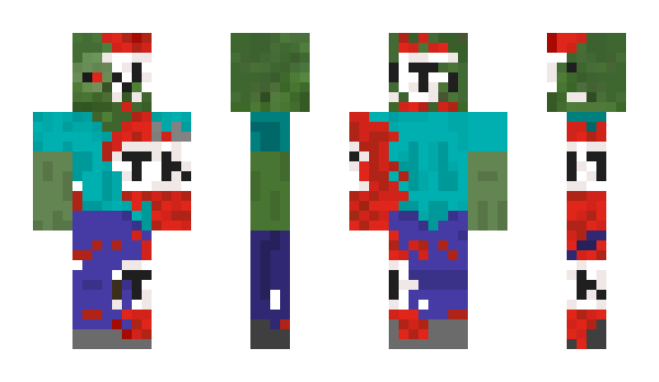 Minecraft skin Zombie_TNT